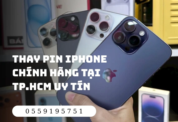 Thay Pin iPhone Chính Hãng Tại TP.HCM Giá Tốt