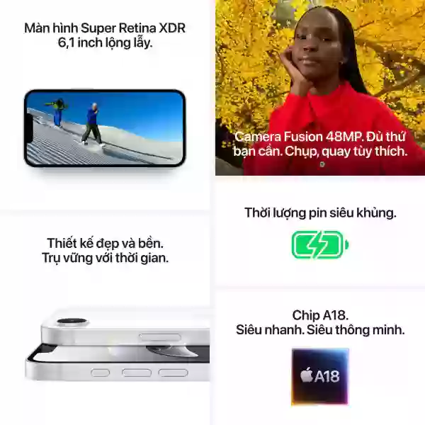 iPhone 16e 128GB - Chính hãng VN/A